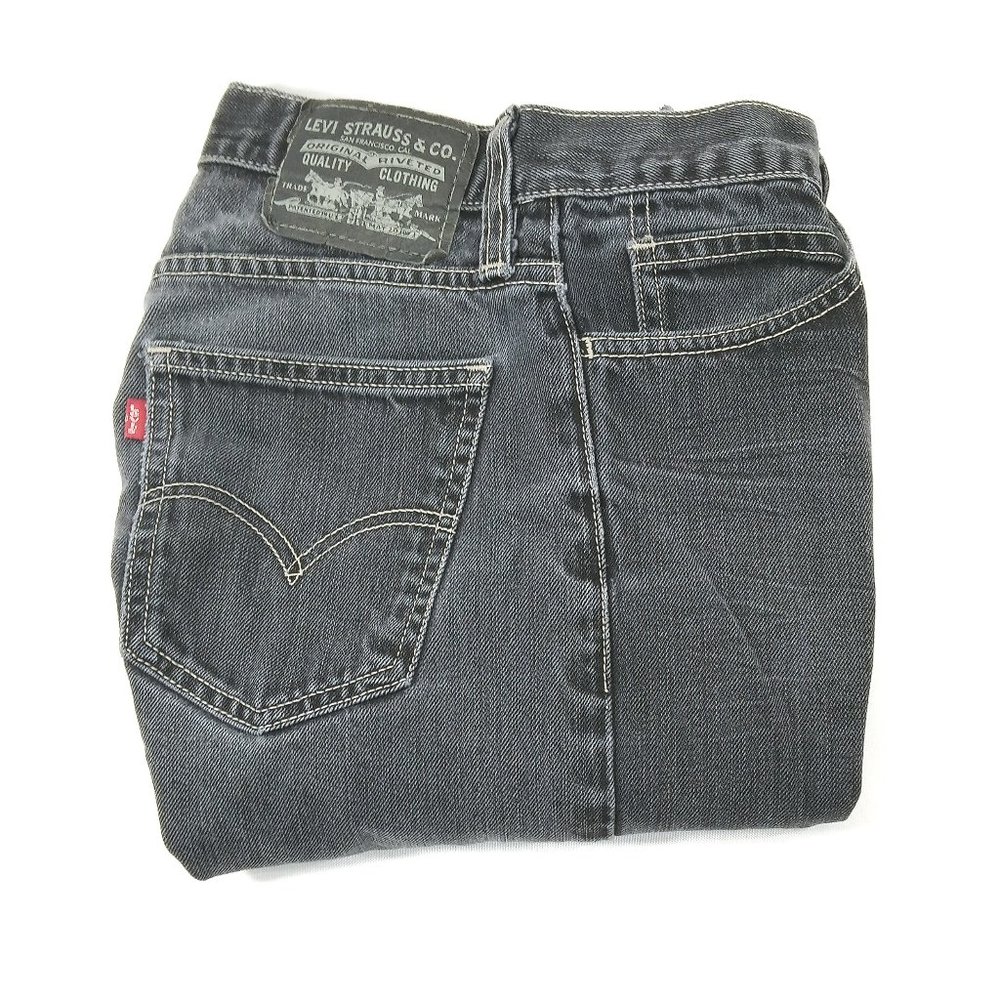 Vintage Levi's Style 506 Red Tag - Skinny Tapered Black Jeans Size: 31 X 32
